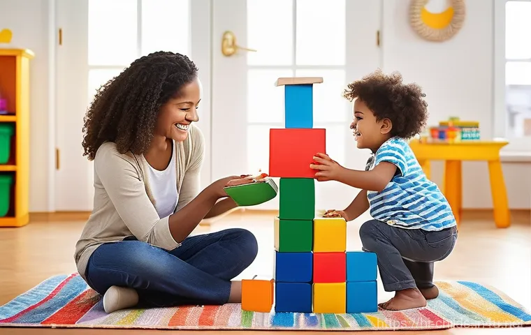 아동심리학 주요 개념 요약 - **Prompt 1: Joyful Discovery in a Nurturing Playroom**
    A group of ethnically diverse children (a...