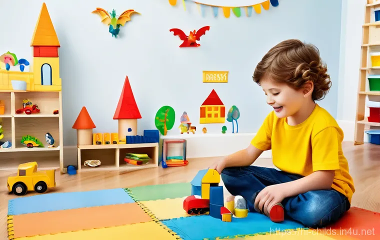 아동심리학 이론과 실제 활용법 - **Sensory Exploration of a Toddler**
    "A wide-angle, brightly lit, high-resolution photograph of ...